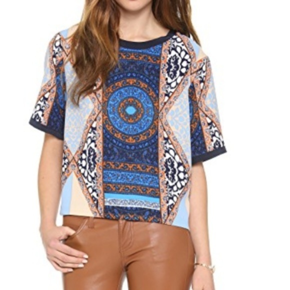 Club Monaco Tops - Club Monaco Moroccan Print Pattern Blouse